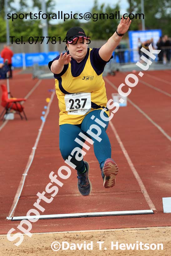 Senior Womens long jump, 2024 Northern Senior and Under-20s Track and Field Champs, Middlesbrough.  Photo: David T. Hewitson/Sports for All Pics
